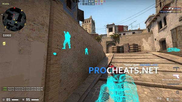 Чит Wallhack для CS:GO