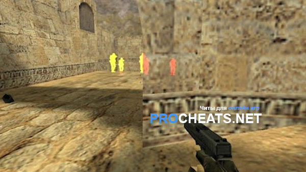 Чит Wallhack для CS 1.6 Steam