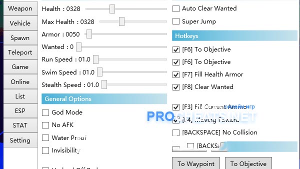 Чит EXTERNAL MENU для GTA V