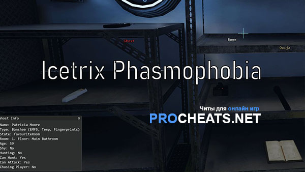 Чит Icetrix для Phasmophobia