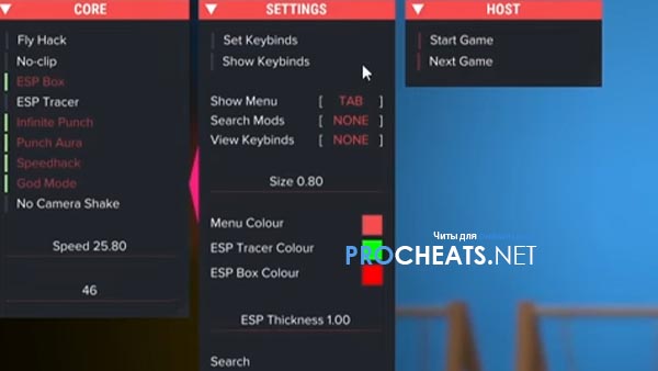Чит Mod Menu v2.3 на Crab Game