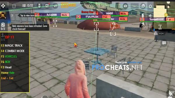 Чит LEGION на PUBG Mobile