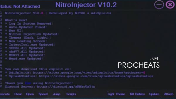 Инжектор NitroInjector v10.5 для Роблокс