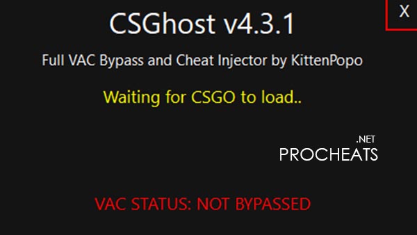 Инжектор CSGhost v4.3.1 для CS:GO