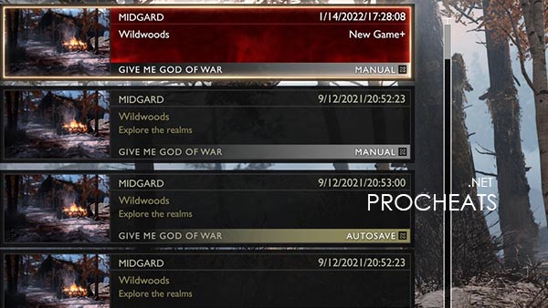 Сохранение для God of War 4 - Все открыто