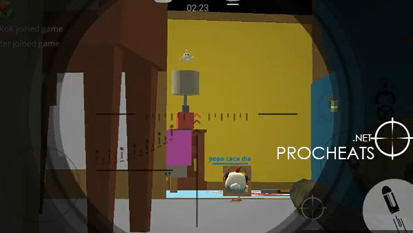 Чит для Chicken Gun v 2.8.01 - Режим полета