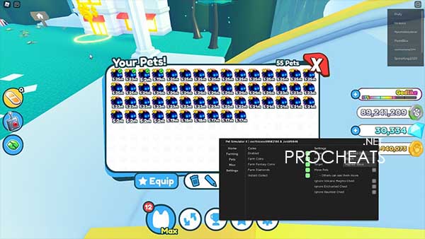 Скрипт Dupe на Pet Simulator X для Роблокс