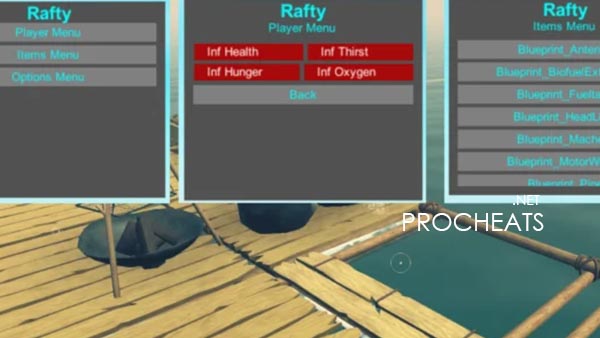 Чит Rafty Hack v1.3 для Raft
