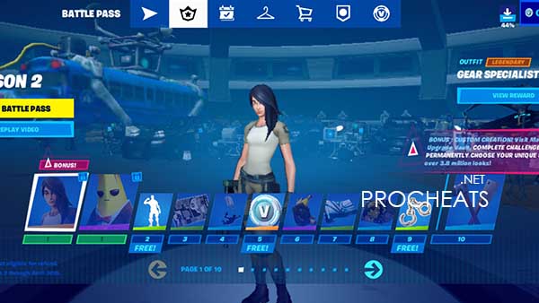 Чит для Fortnite v 19.01.0-18467134