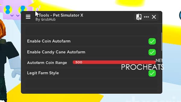 Скрипт BK GUI на Pet Simulator X для Роблокс