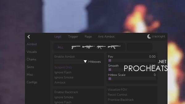 Чит Moonlight Uno v7 (CRACK) для CS:GO