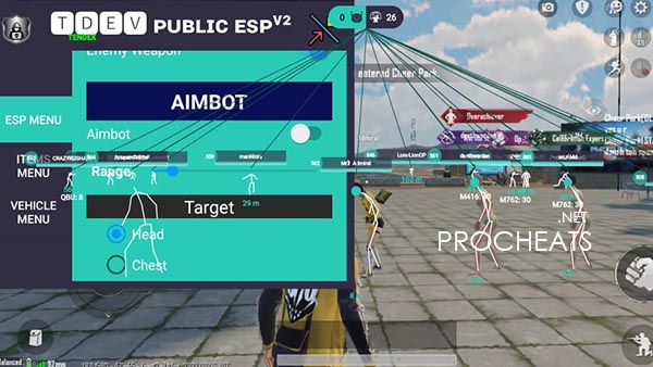 Чит BGMI ESP для Pubg Mobile