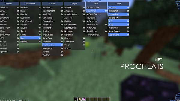 Чит Snow 4.3 (Crack) для Minecraft 1.12.2