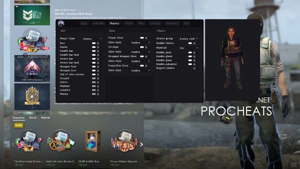 Чит Pr1d1ctHack для CS:GO - Rage, Legit