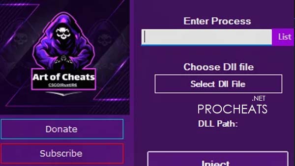 Инжектор Art Of Cheats для DLL читов