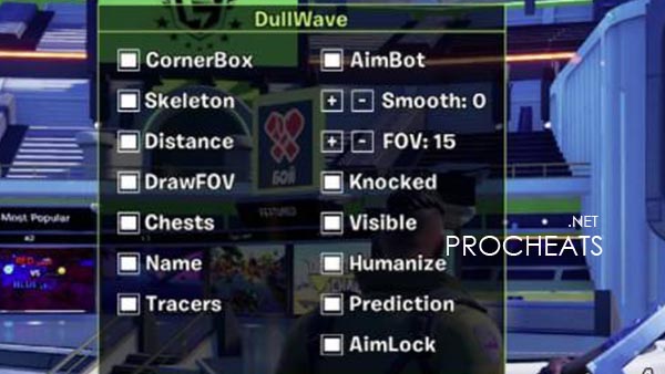 Чит DULLWAVE (CRACK) для Fortnite