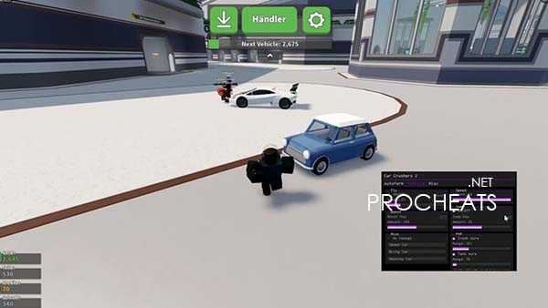 Скрипт на Car Crushers 2 для Роблокс